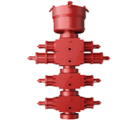 13 5/8-15000PSI<br>高抗硫防噴器組<br>（2FZ35-105閘板防噴器、FH35-70/105環(huán)形防噴器）
